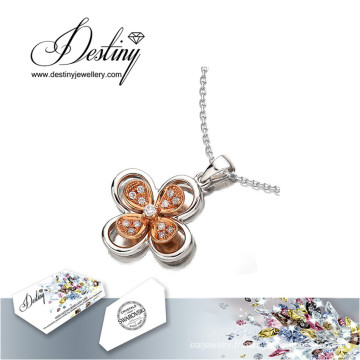 Destin bijoux cristal de Swarovski Collier Pendentif de trèfles